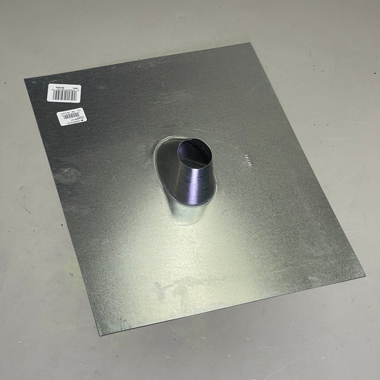 AMERIVENT Round Vent Flashing 1-1/2" Dia Galvanized Steel AMV112FFU