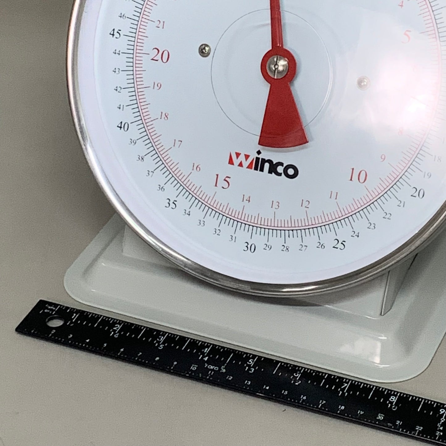 WINCO Mechanical Receiving Scale w/ 9" Dial 60 Pound SCAL-960