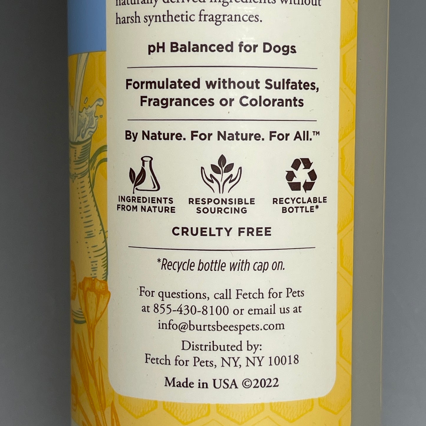 BURT'S BEE'S (2 PACK) For Puppies Tearless 2-in-1 Shampoo & Conditioner 16 oz FFP4775