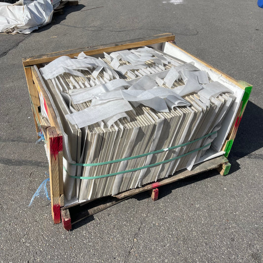 UNBRANDED (~120 Pack) Tiles 18"x18"x0.5" Limestone(?)