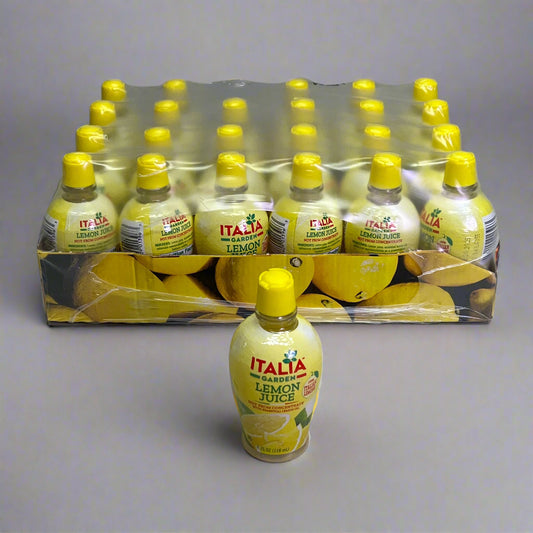 ITALIA (24 PACK) Garden Lemon Juice From Concentrate 4oz 24 Servings BB 12/25