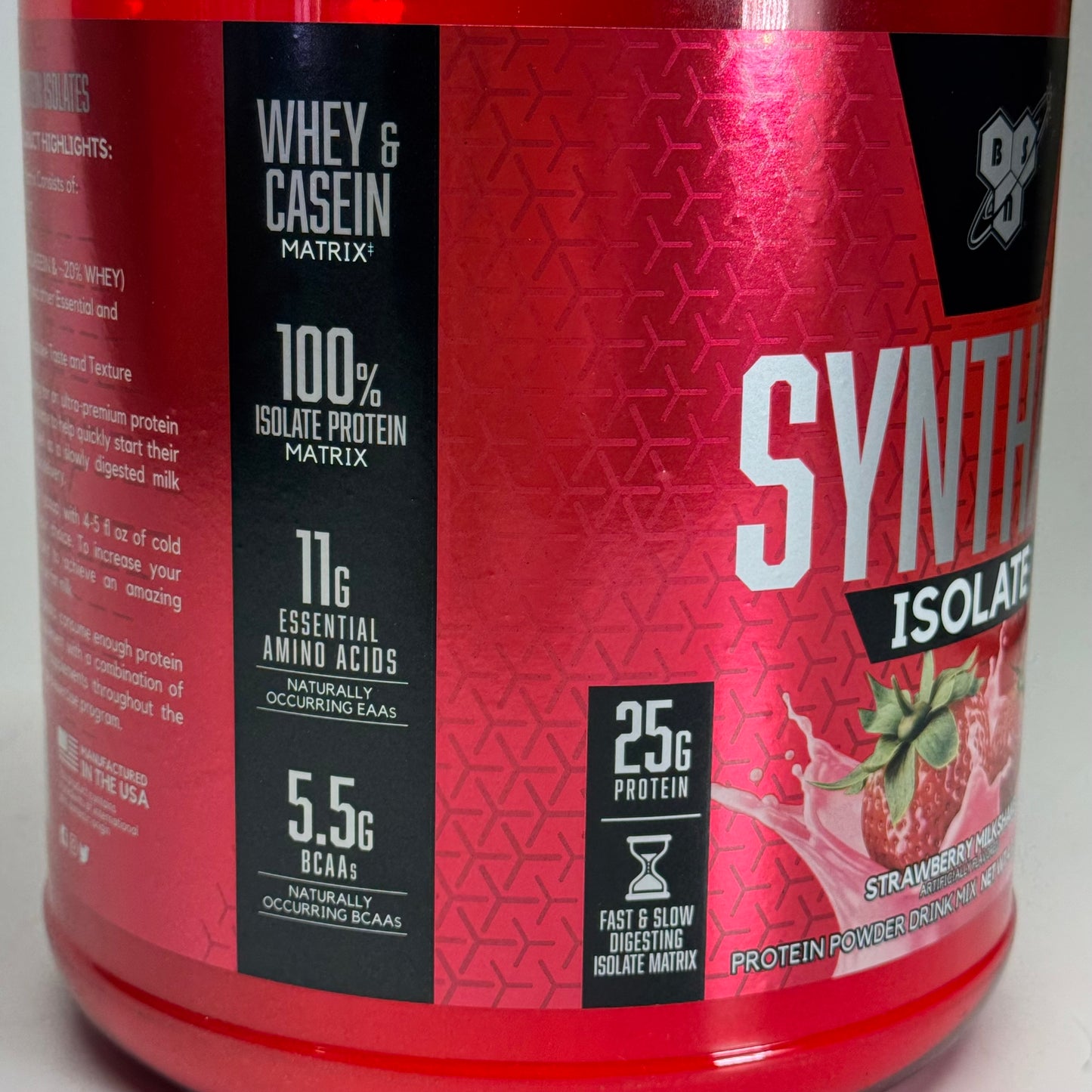 SYNTHA-6 Isolate Protein Powder Strawberry Milkshake 4.02 lb 6062639 BB 08/26