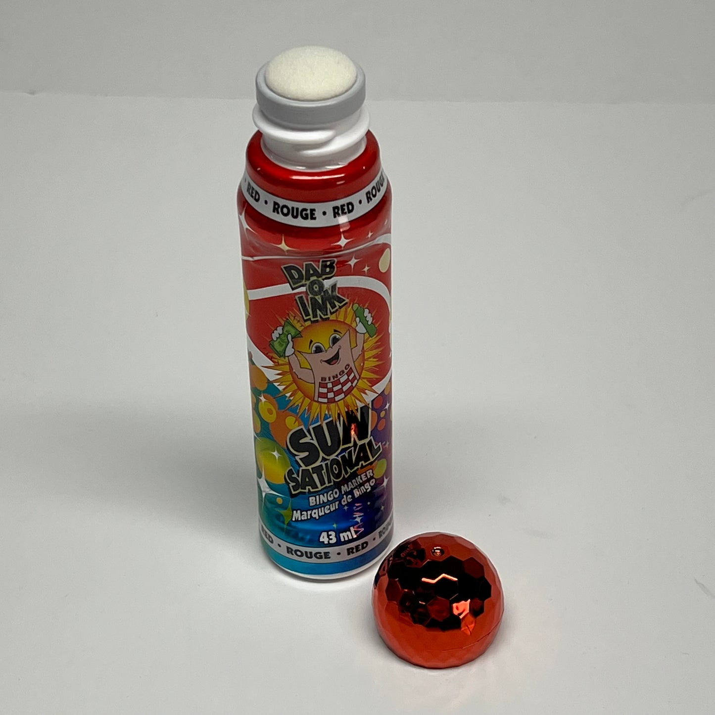 DAB O INK (12 PACK) Sunsational Bingo Marker Bright Ink 43ml/1.4 oz Red C26