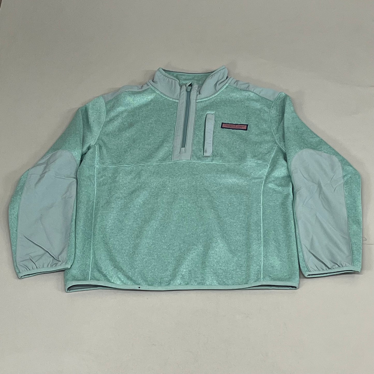 VINEYARD VINES Martha's Vineyard Men's Teal Green Half Zip Pullover Sz-M