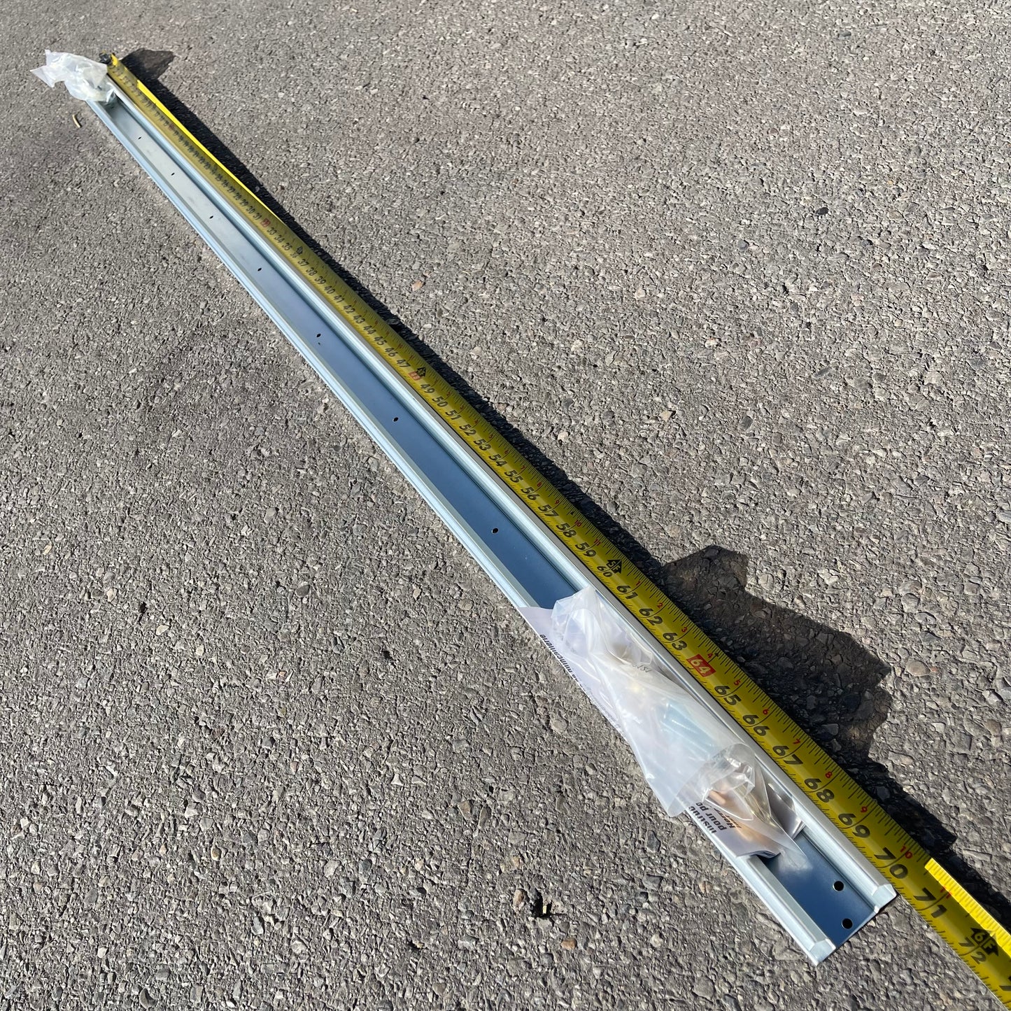 NATIONAL HARDWARE By-Pass Sliding Door Frame Hardware Set 72" N343-087 (AS-IS)