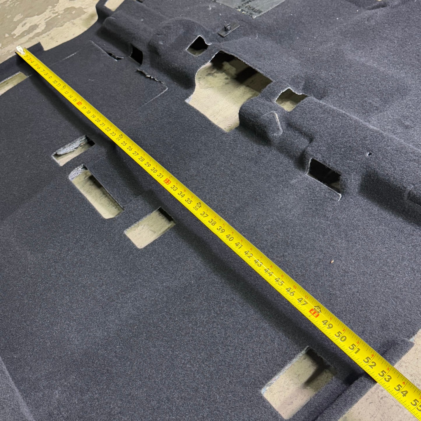 HONDA Car Floor Carpet Assembly Sz 87” L x 53” W Black 83301-T0G-A01ZC