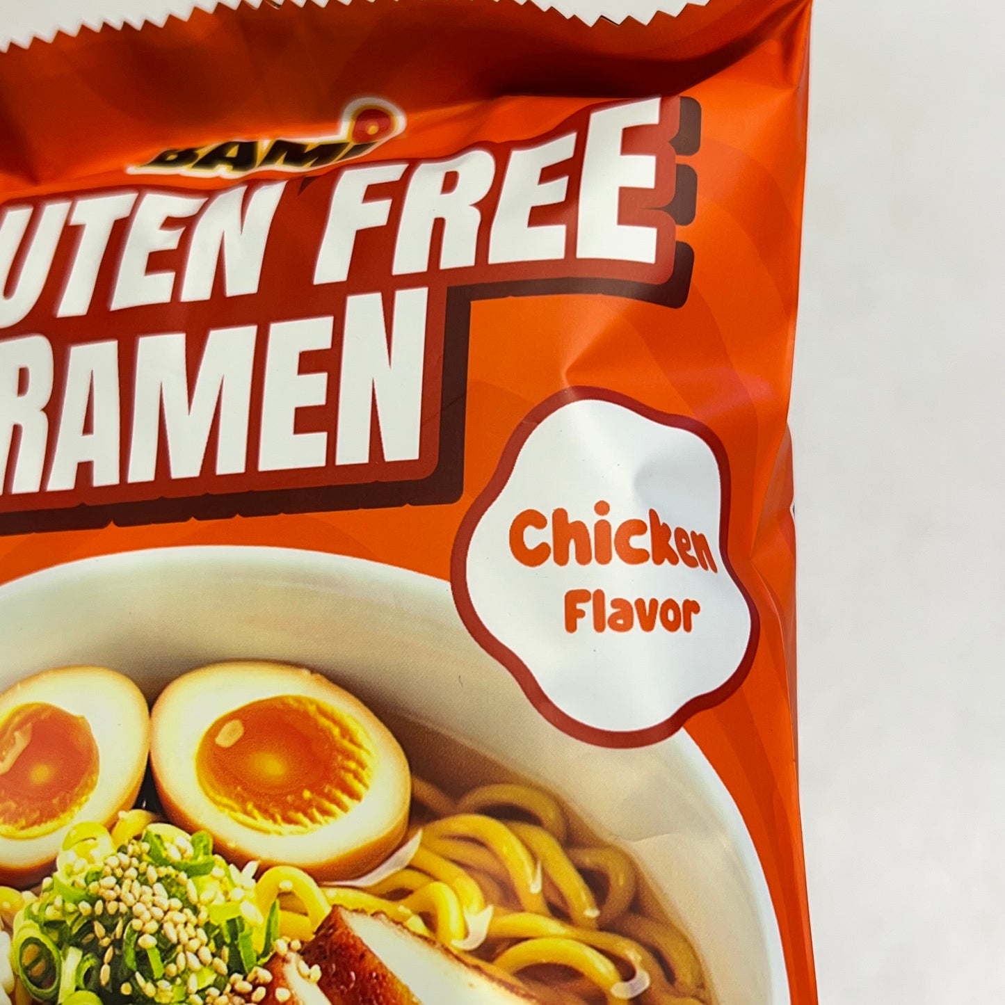 BAMBI (6 PACK) Individual Gluten Free Ramen Chicken Flavor 2.93 Oz BB 10/26