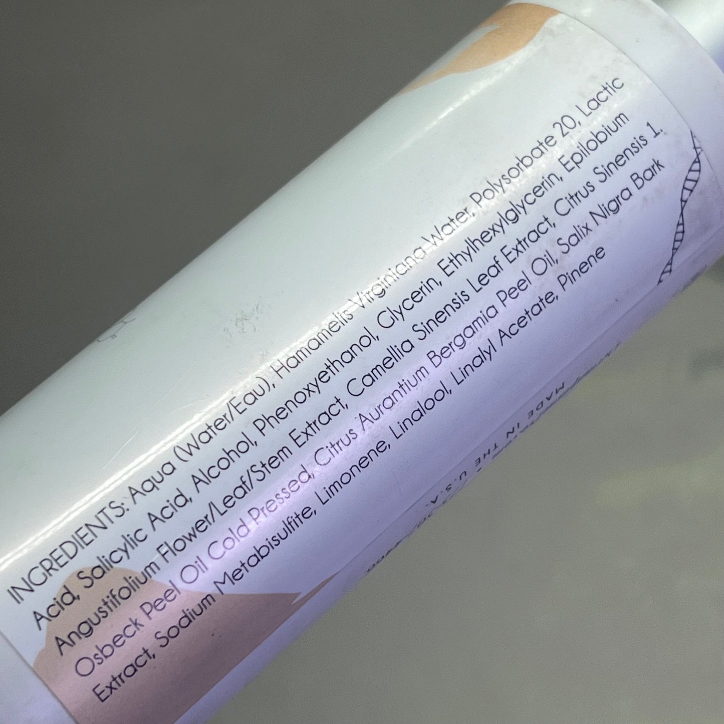 ZA@ DERMAPLANE PRO AHA/BHA Skin Prep Solution Vegan & Cruelty Free 8 Fl Oz 6 M