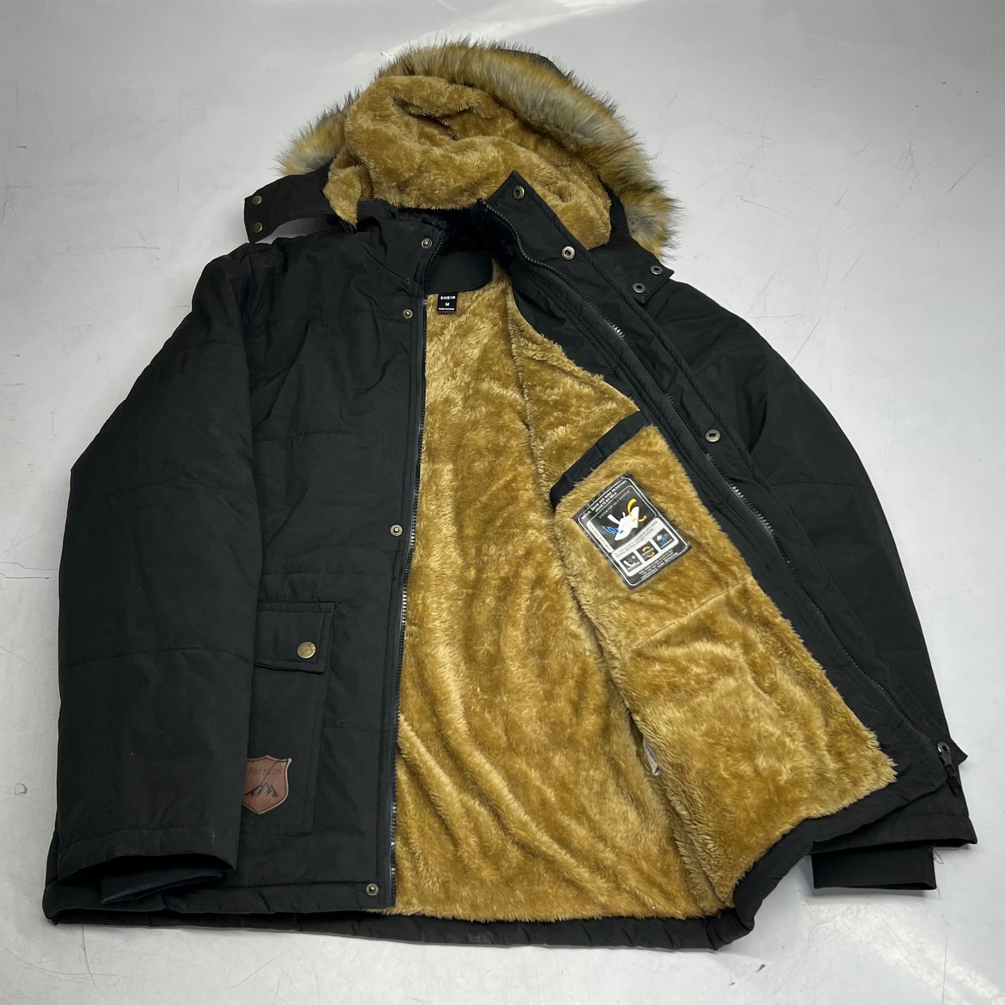 FASHION Men's Water, Snow & Wind Resistant Jackets by Sela Sz M Black (Pre Owned)