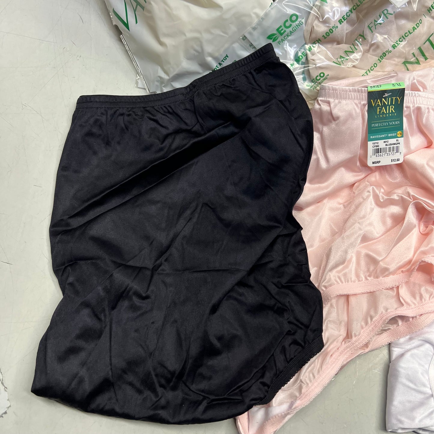 ZA@ VANITIY FAIR Lot Of Assorted Style Underwear Women's Variety of Sz Multicolor