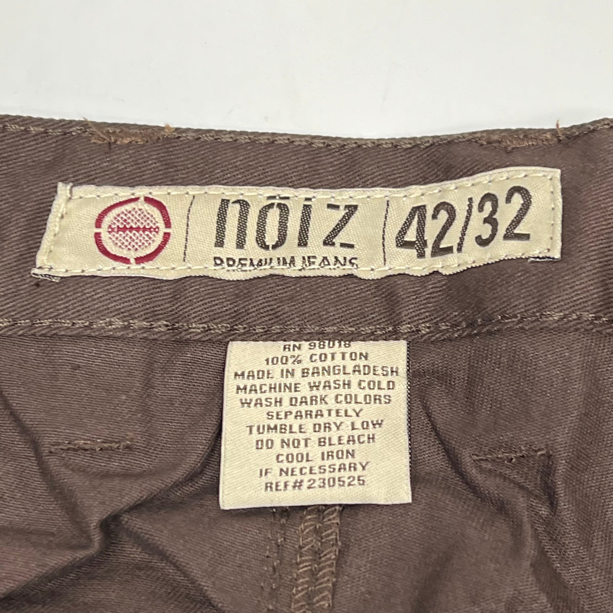 NOIZ Premium Jeans Cargo Pants W/ Belt Men's Sz 42/32 Brown KP610M