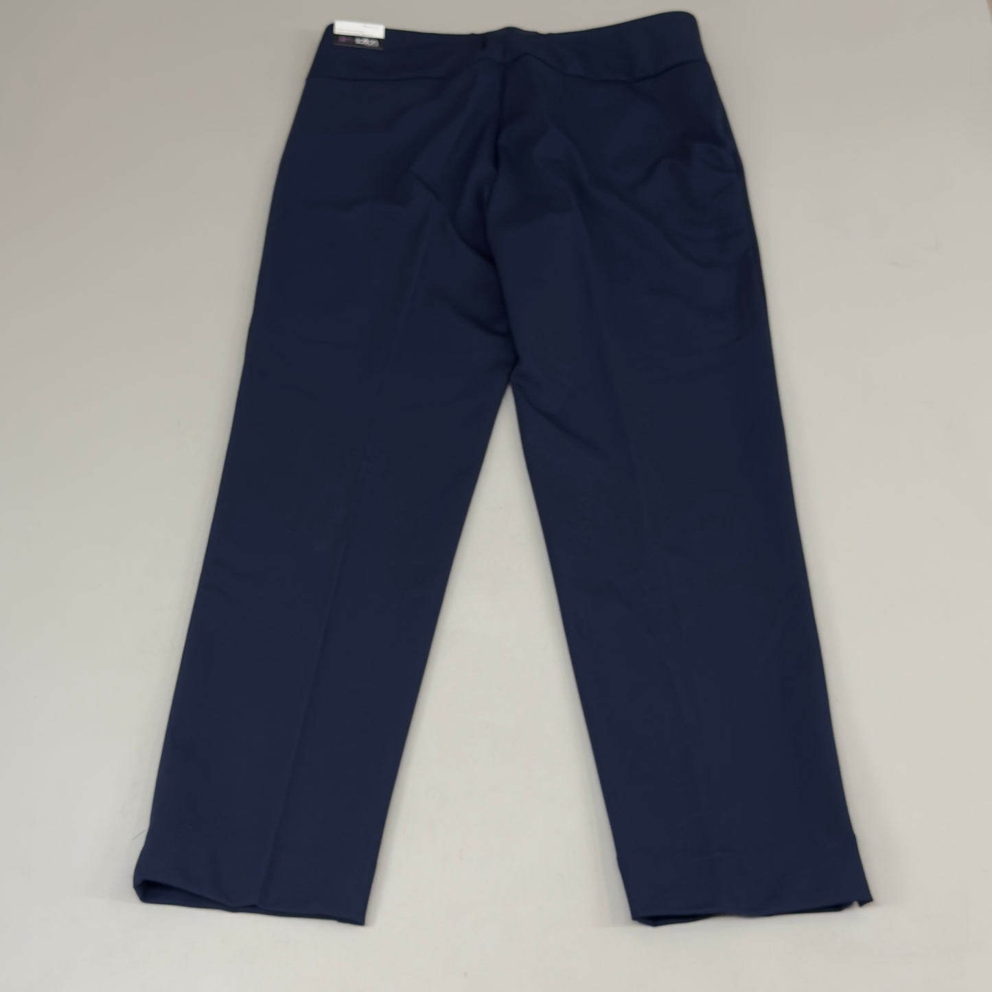 MULTIPLES Ankle Pants Petite Women's Sz 10 Midnight M48716PM