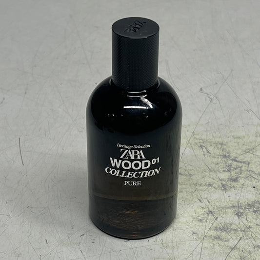 ZA@ ZARA Wood 01 Collection Pure Eau De Parfum Cedarwood, Grapefruit & Wood 3.38 fl oz