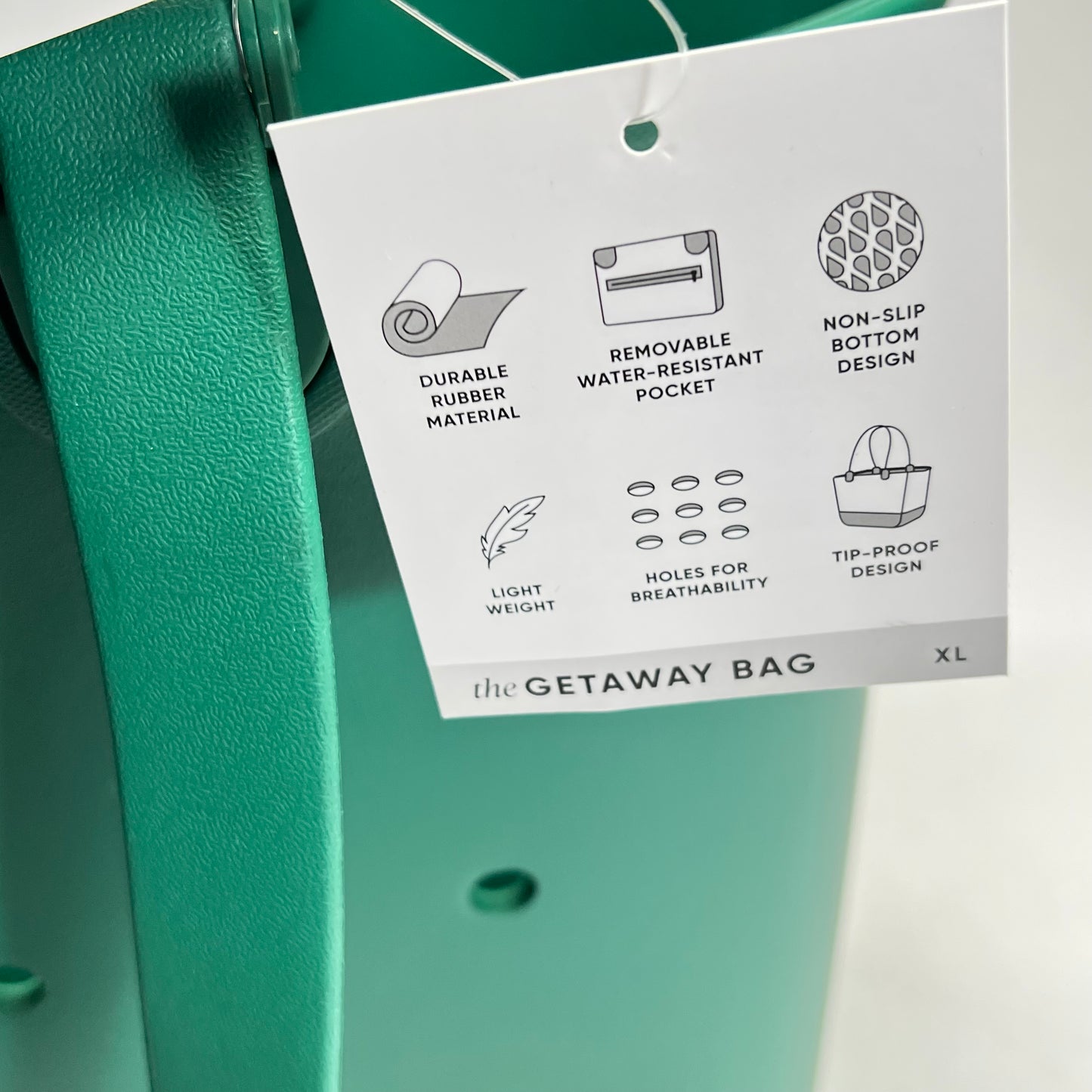 SIMPLE MODERN Getaway Bag Lightweight, Waterproof & Tiproof  XL Forest