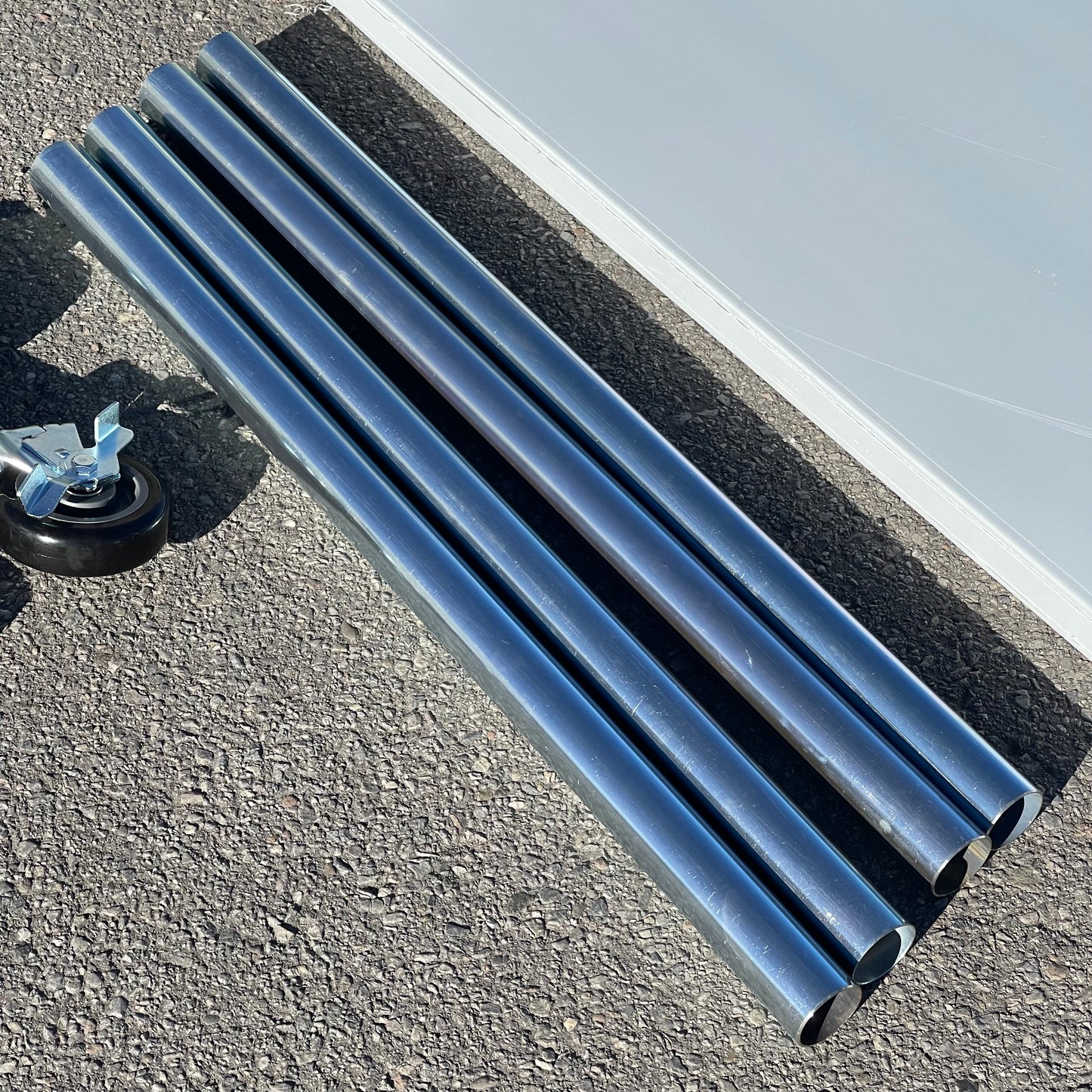 ZA@ Pallet of AERO Work Table & Casters w/o Splash Stainless Steel 3TG-3048-MCM ~40 lbs (AS-IS)