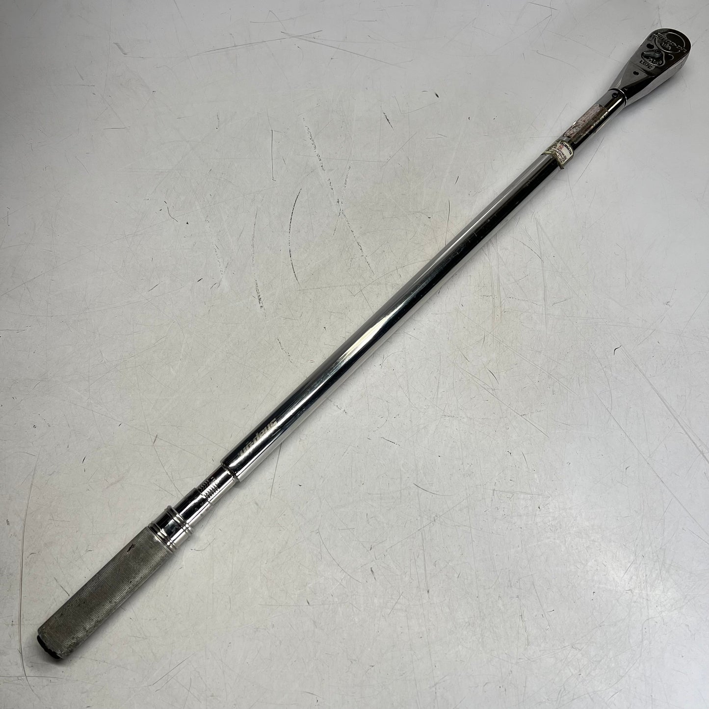 SNAP ON Torque Wrench 120-600 Ft.Lbs - 3/4 DR Ratchet Head L872 QD4R600 (Used)