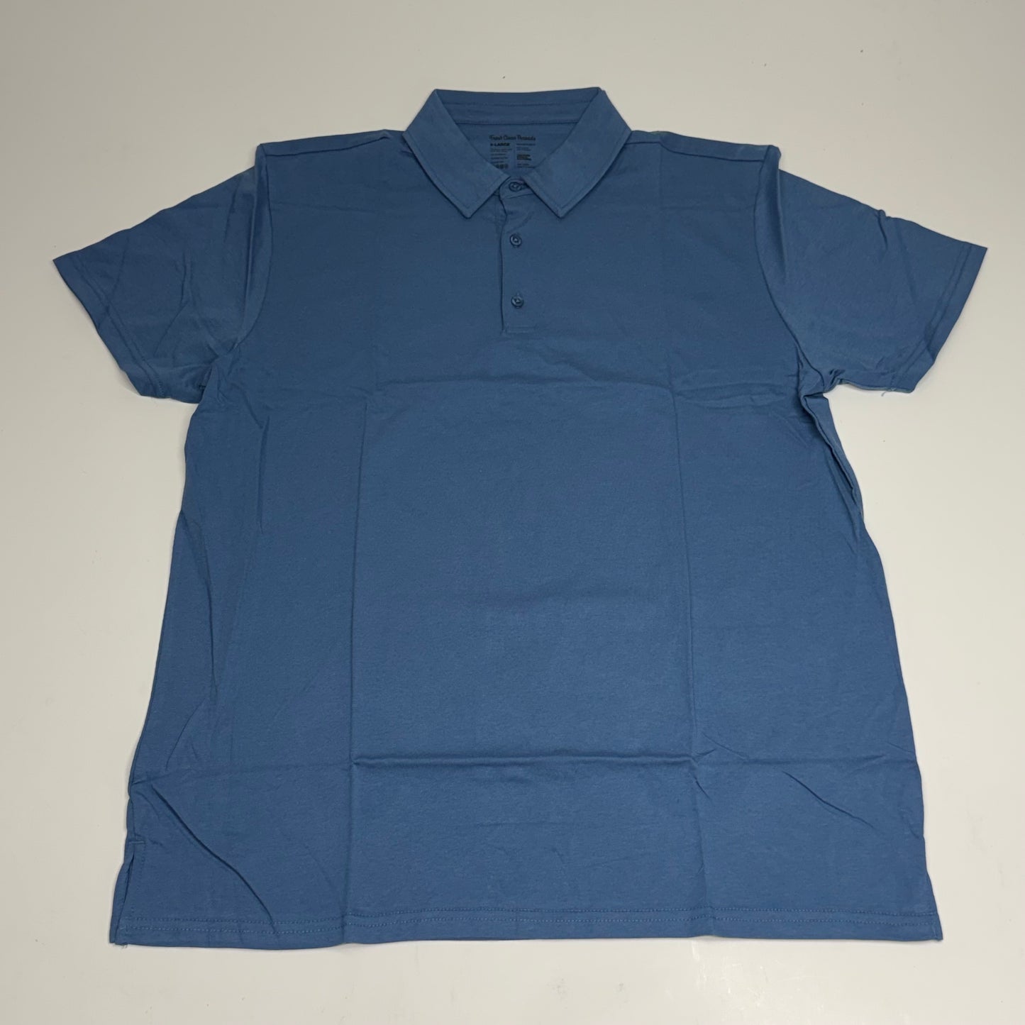 FRESH CLEAN THREADS Monsoon Blue Polo Shirt Sz XL Short Sleeve Athletic Fit - Blue TOR-MON-XL