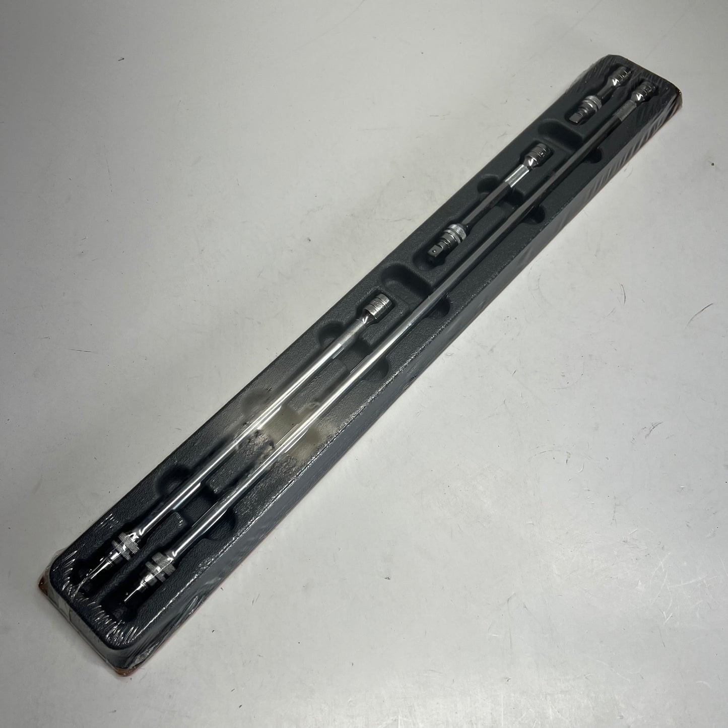SNAP ON Quick Release Locking Knurled Extension Set 4 Piece - 3/8" Drive Chrome