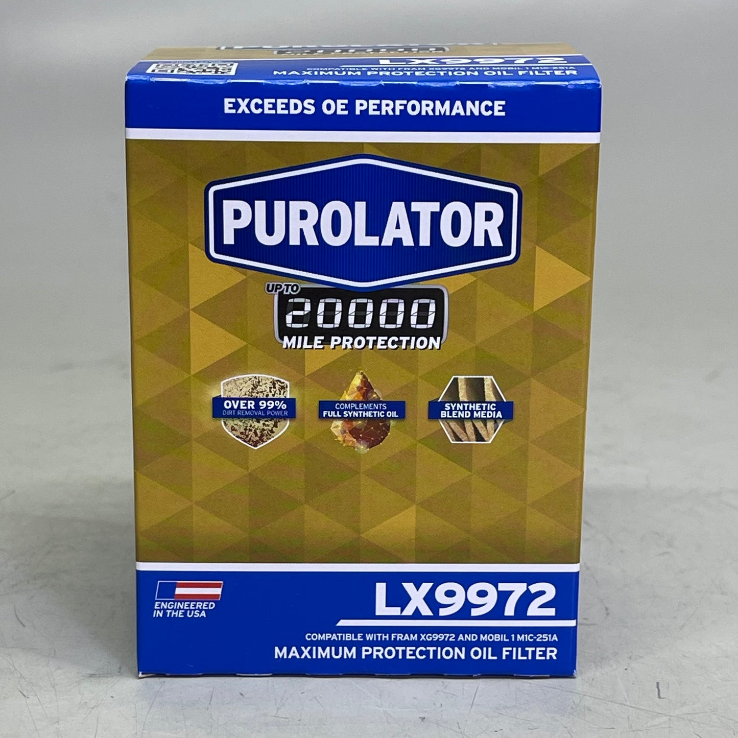 PUROLATOR (6 PACK) Maximum Protection Oil Filter 20000 Miles LX9972