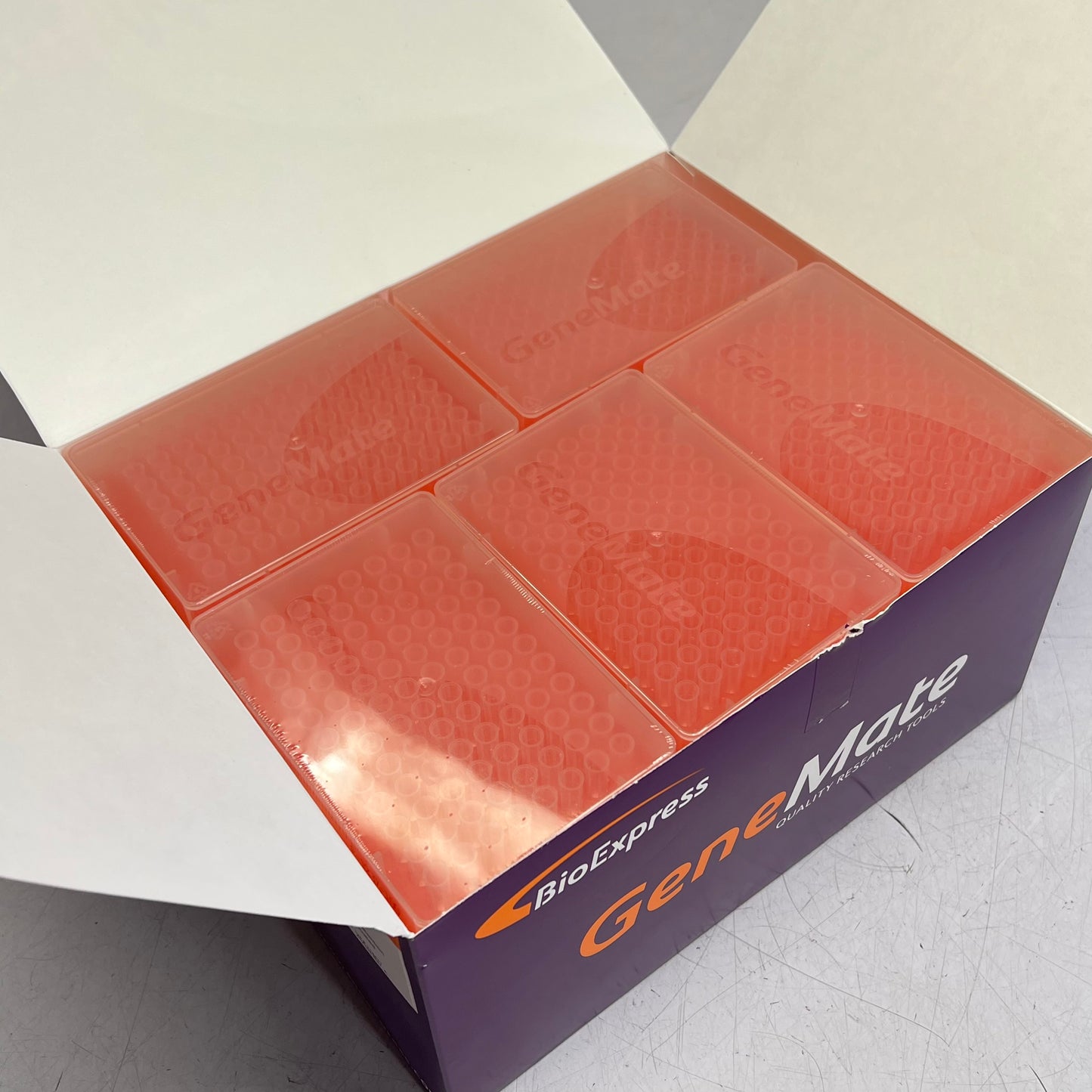 GENE MATE (10 PACK, 96 EACH) Sterile Pipet Tips Clear P-1237-100