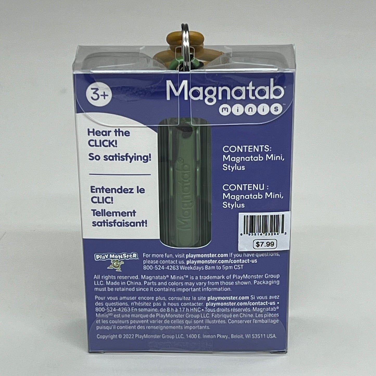 MAGNATAB Keychain Magnetizing Minis Fidget Toy Avocado Ages 3+ ST230630