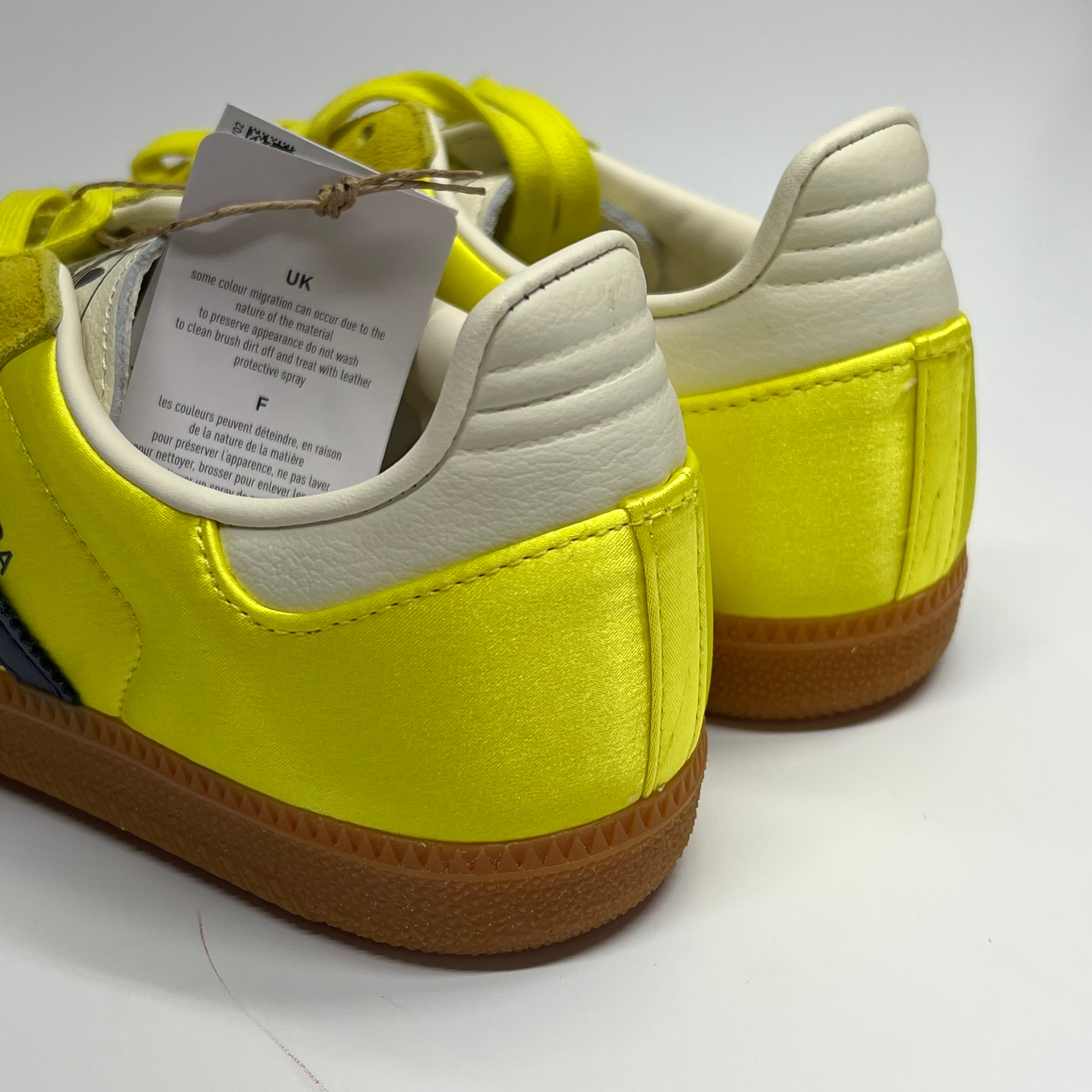 ADIDAS Samba Og W Sneakers Women's Sz 10 Yellow, Night Indigo