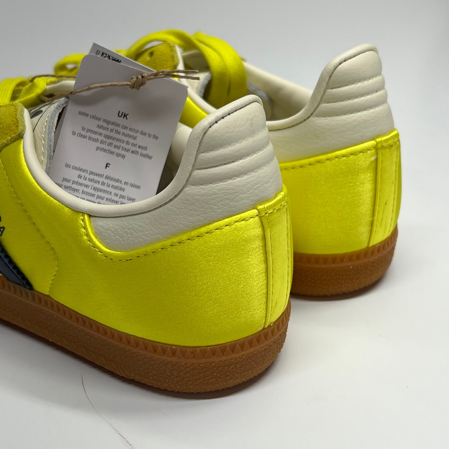 ADIDAS Samba Og W Sneakers Women's Sz 7.5 Yellow, Night Indigo & Cream JI2594