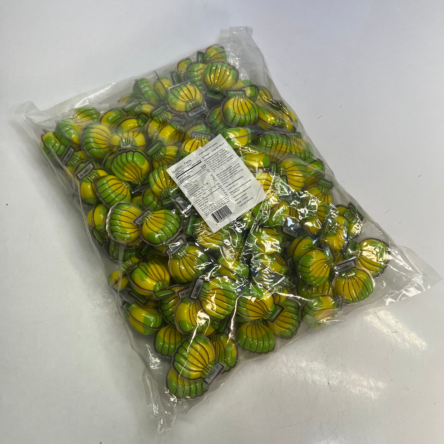 DEER DADA (5 LBS BAG) Individually Wrapped Gummy Banana Candy's BB 05/26