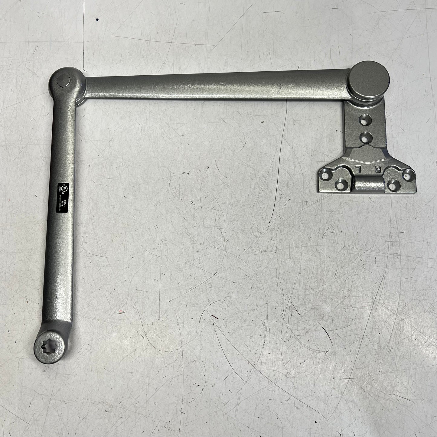 FALCON Door Closer W/ Heavy Duty Deadstop Hold Open Parallel Arm Aluminum SC71A
