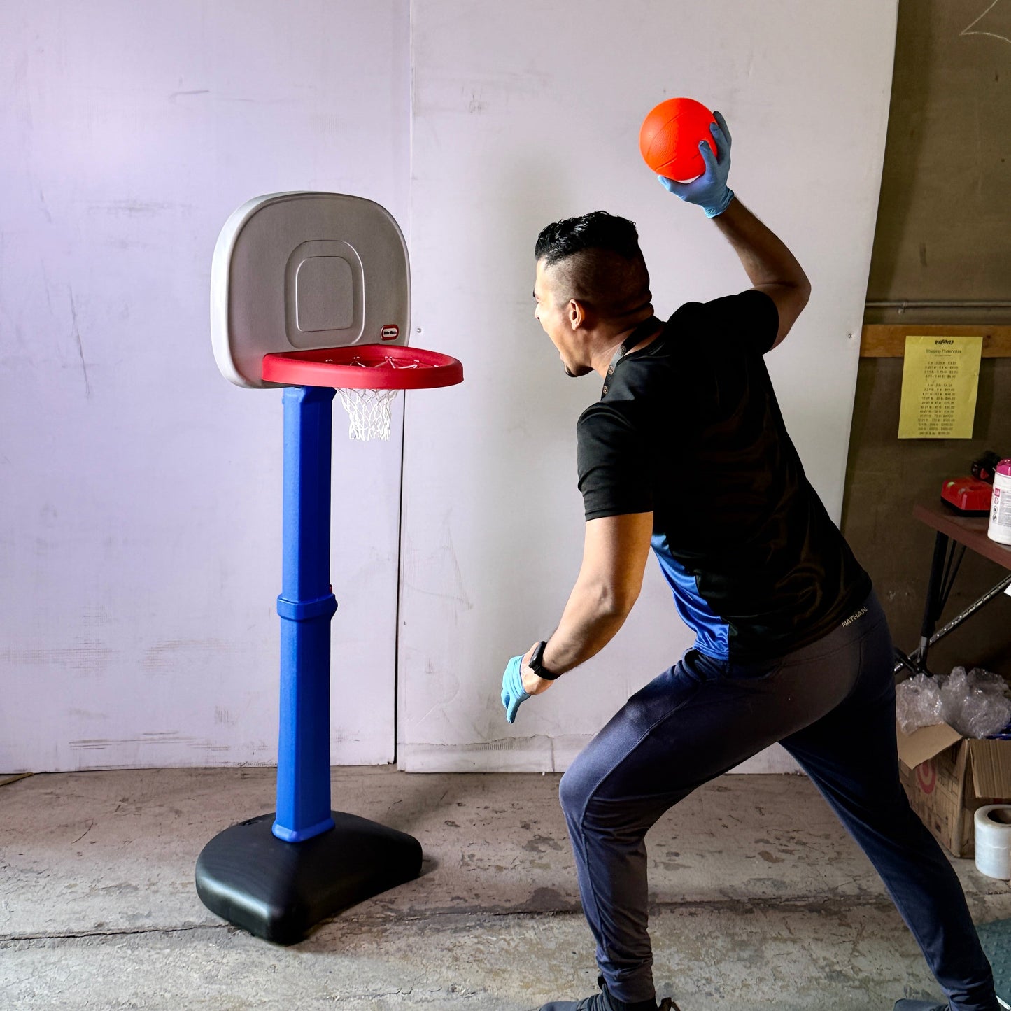 ZA@ LITTLE TIKES TotSports Easy Score Adjustable Kid’s Basketball Set 612329M81X1 B