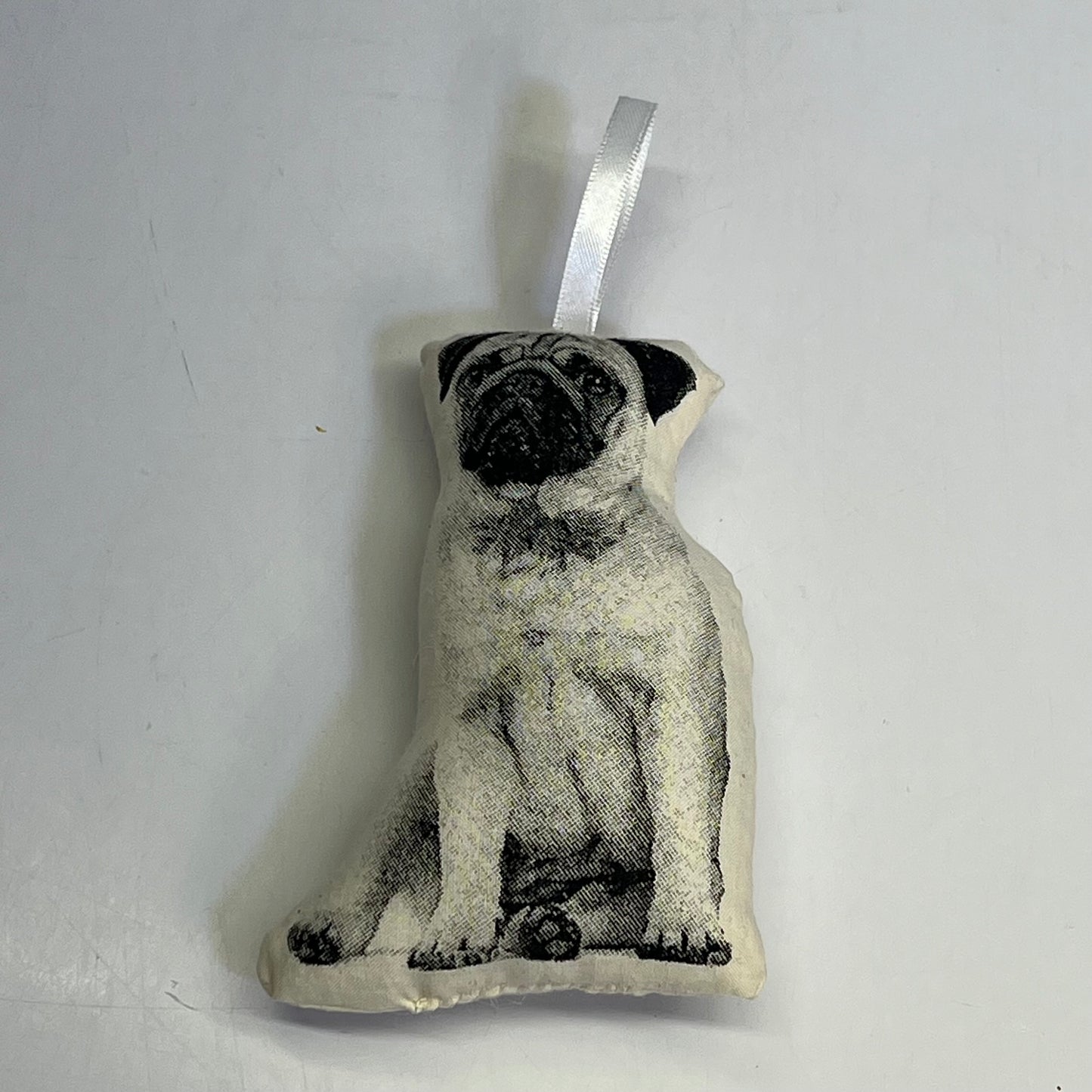 BRODERPRESS (3 PACK) Hand Silkscreened Dog Ornaments 3.5"x5" Black & White