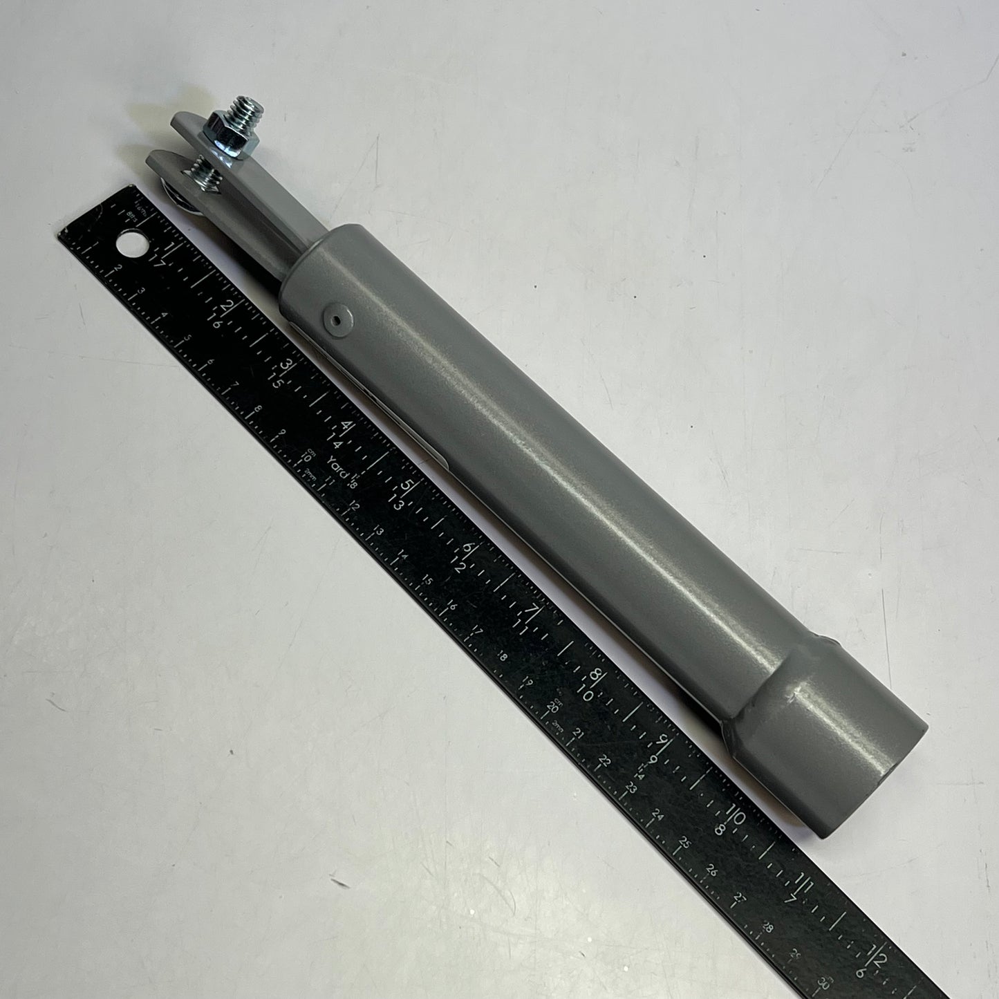 MARSHELLTOWN Threaded Handle Adapter For Standard Broom 1 3/8" Gray BFH9 14812