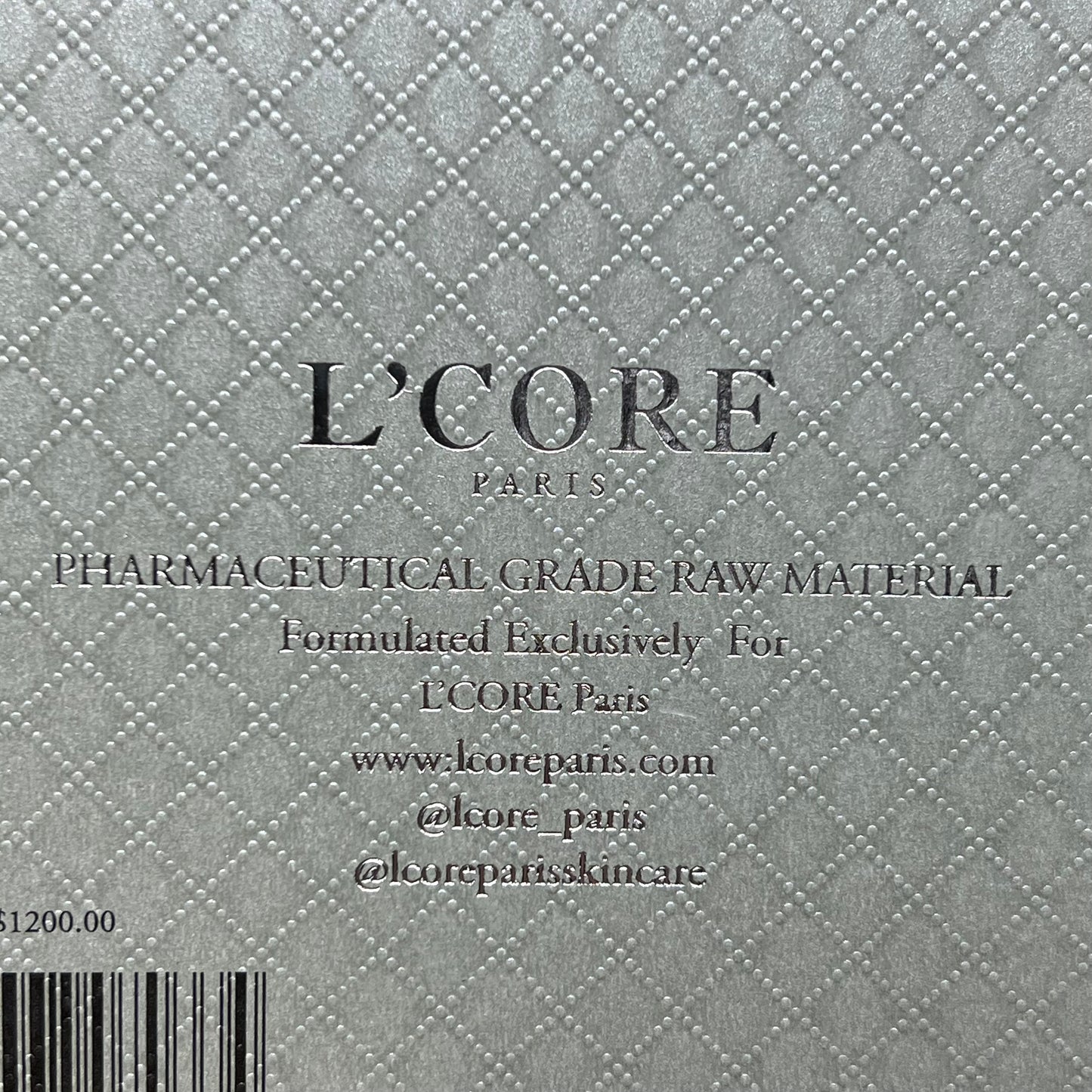 ZA@ L'CORE Crystalline 60 Second Face Lift 1.2 oz BB 07/2024 Retail $1200