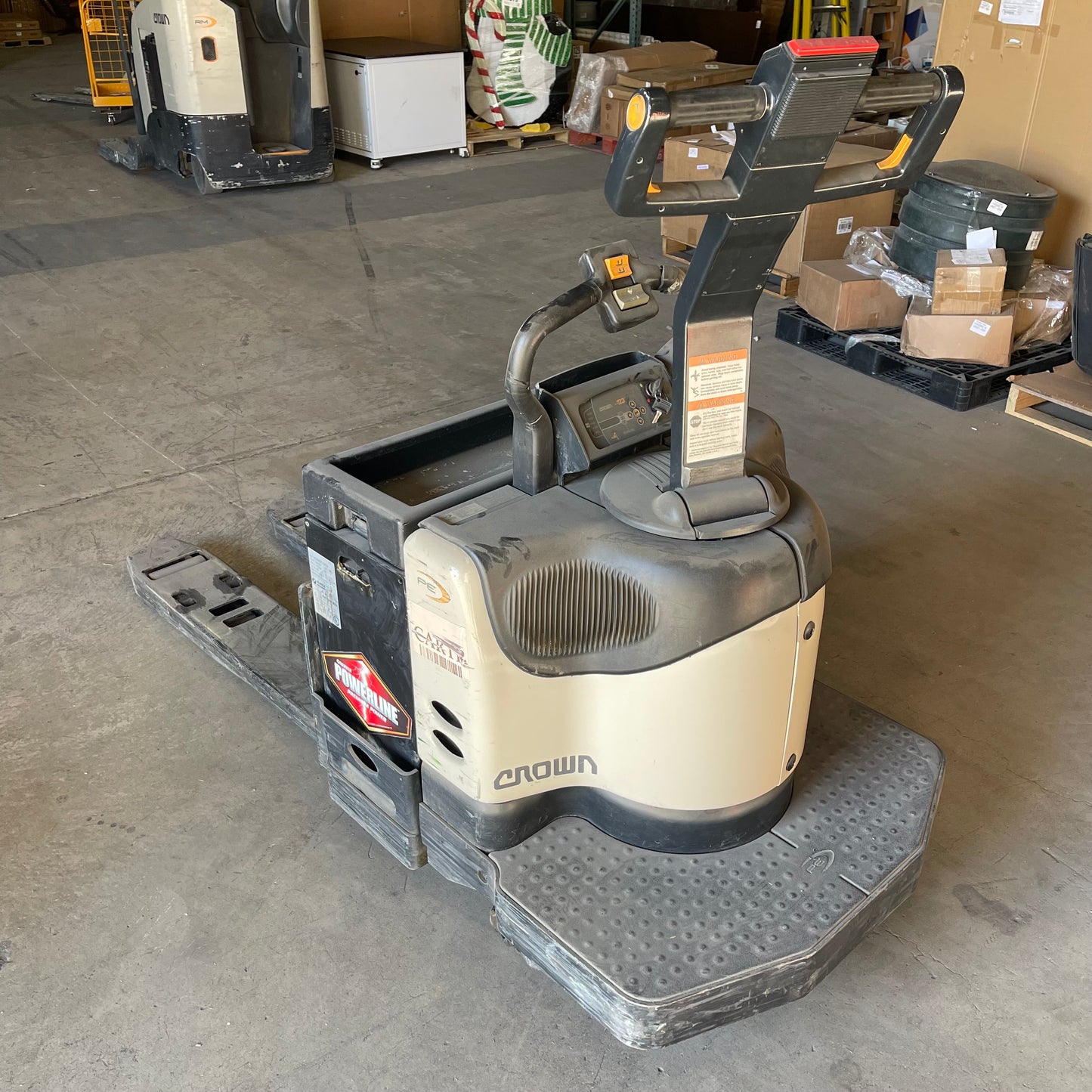 Z@ CROWN End Control Electric Pallet Jack PE 4500 Black & Grey (Used, Working)