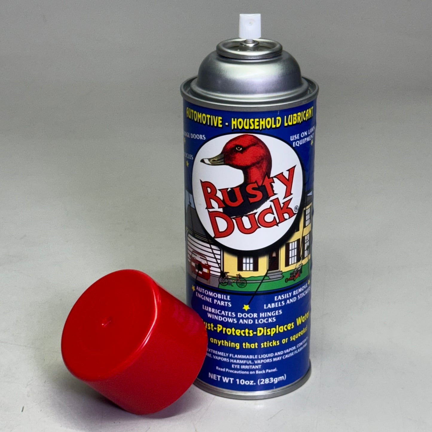 RUSTY DUCK (2 PACK) Lubricates Door, Hinges, Windows & Locks 10 oz