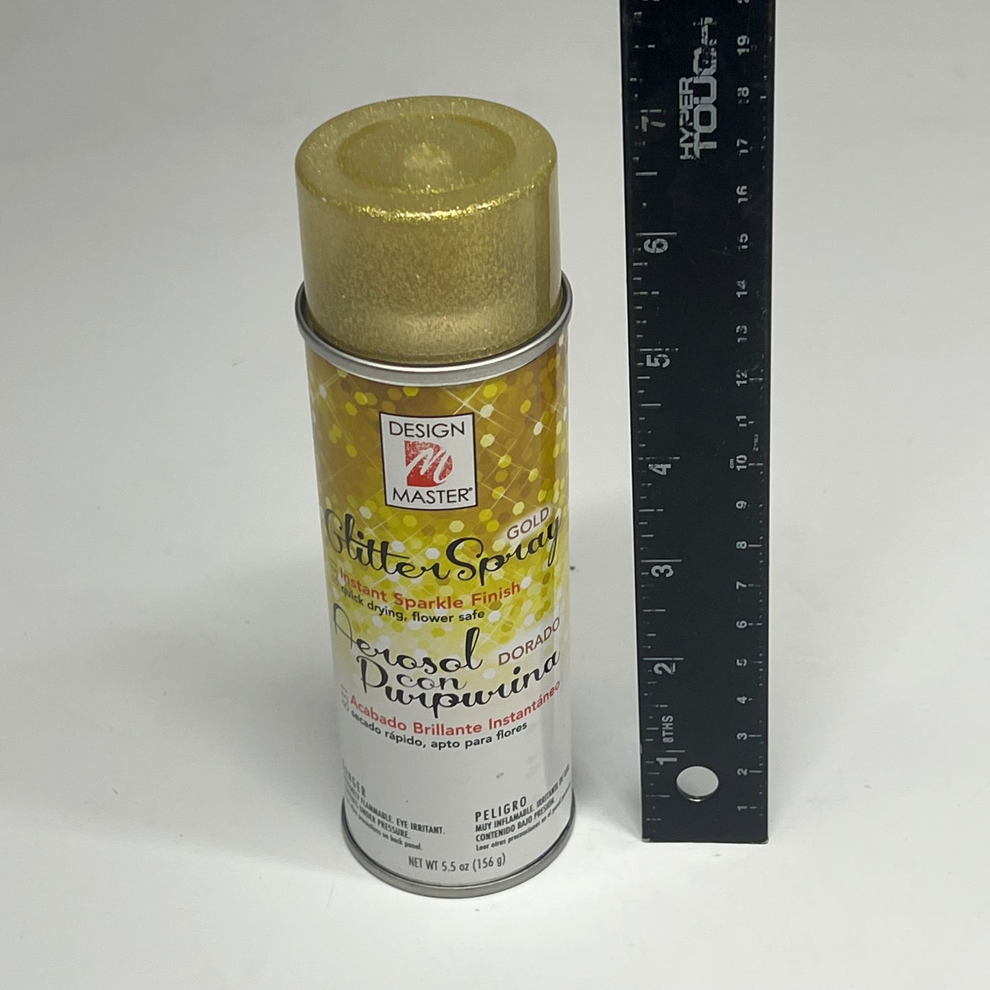 DESIGN MASTER (2 PACK) Glitter Spray Instant Sparkle Quick Dry 5.5oz Gold 831