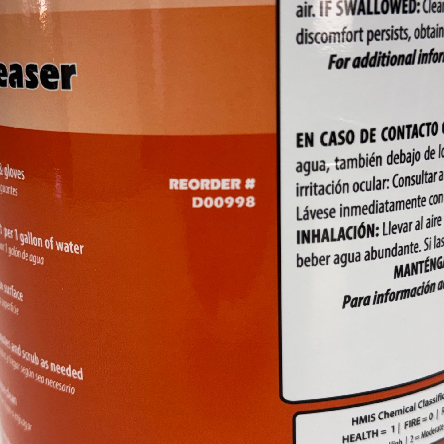 VICTORIA BAY (4 PACK) RD-HD Industrial Heavy Duty Degreaser 1 Gal. D00998