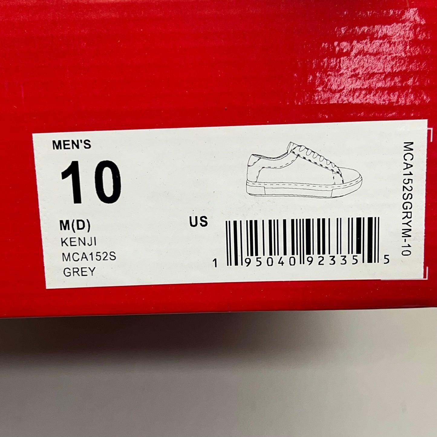 PROPET Kenji Diabetic Friendly Orthotic DuroCloud Men's Sz 10 M(D) Grey MCA152S