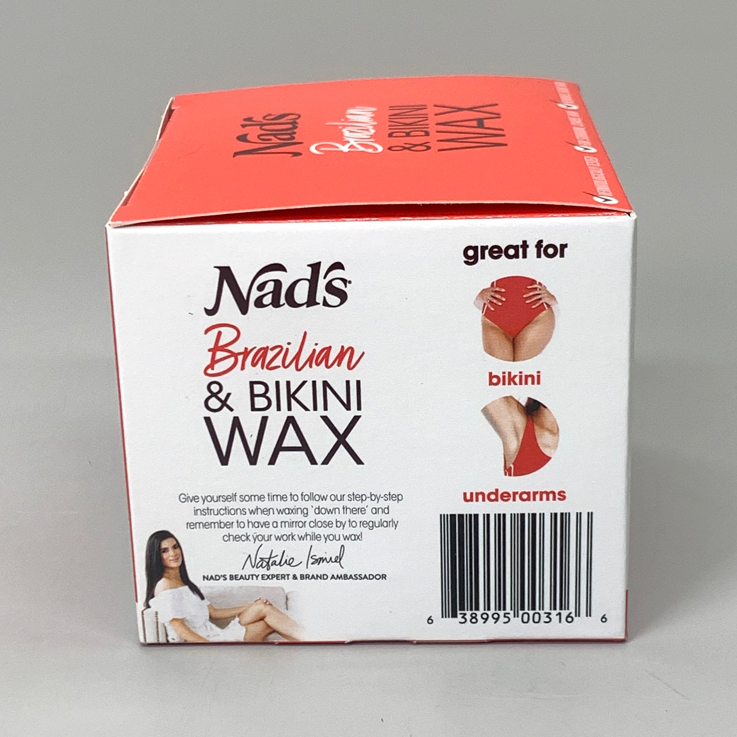 NADS 2 PK Brazilian and Bikini Hair Removal Wax Soothing Beeswax 3166EN04