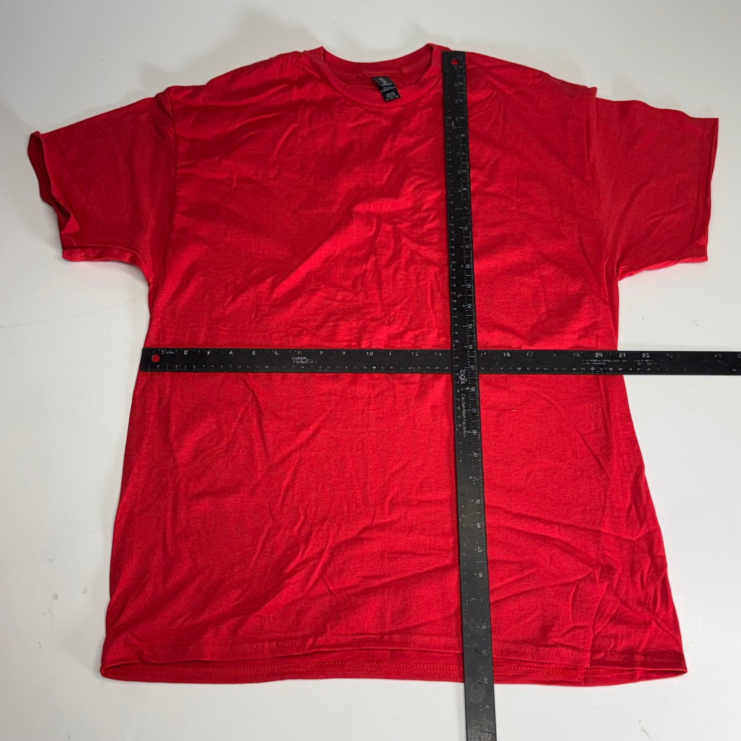 ZA@ GILDEN (12 PACK) Unisex Heavy Cotton T-shirts Short Sleeve Unisex Sz XL Red