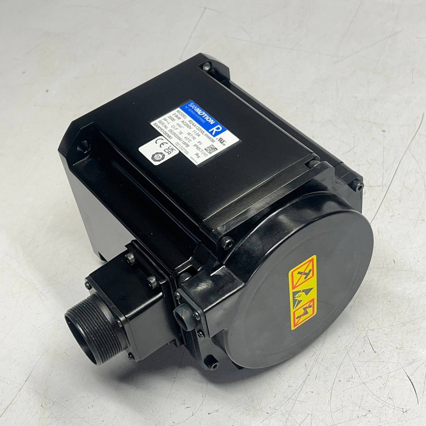 SANMOTION Ac Servo Motor W/ Cannon Plug 2.0 Rated Output Black R2AA13200LXHW0M