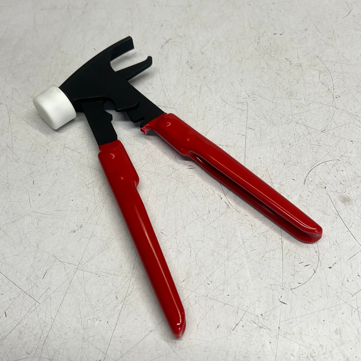 ASCO SUPPLY Heavy Duty Wheel Weight Hammer Tool Red/Black 486-33580