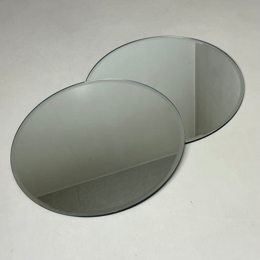 HOBBY LOBBY (2 PACK) 13" Round Mirror Platter Tray Display Centerpiece 531772