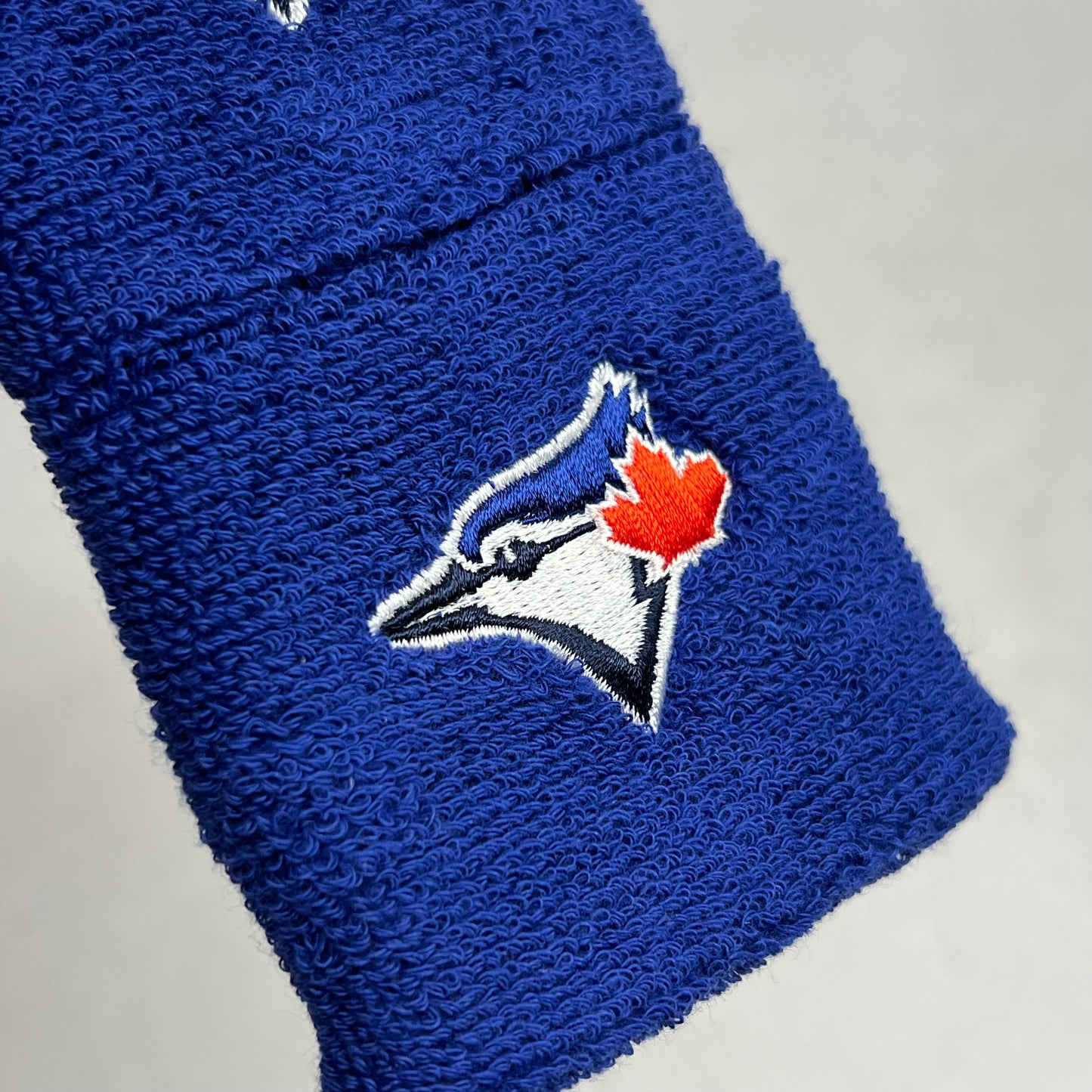 FRANKLIN (2 PACK) Wristbands Official Team Logo Blue Jays 3"W Blue 27535F14K2P6