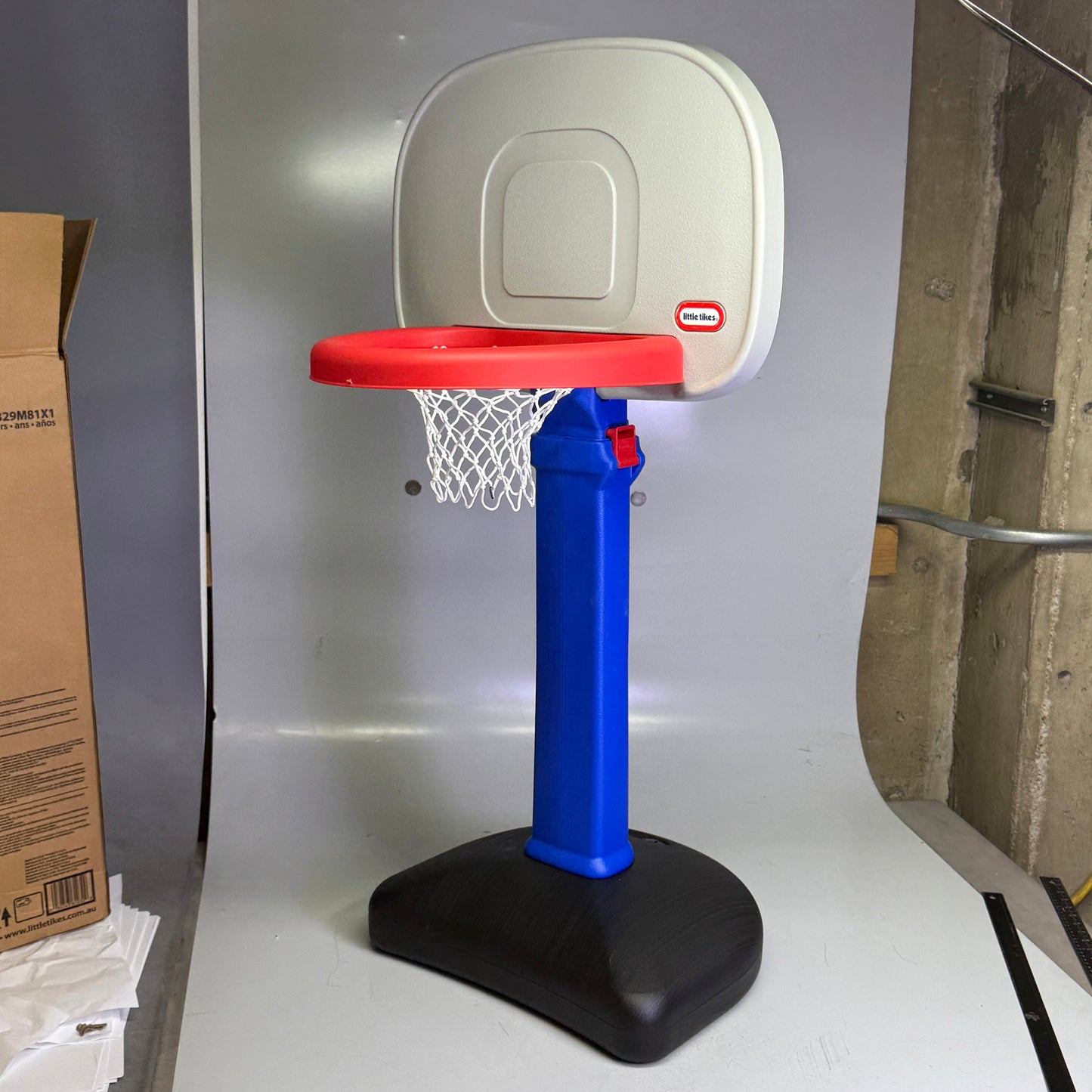 ZA@ LITTLE TIKES TotSports Easy Score Adjustable Kid’s Basketball Set 612329M81X1 B