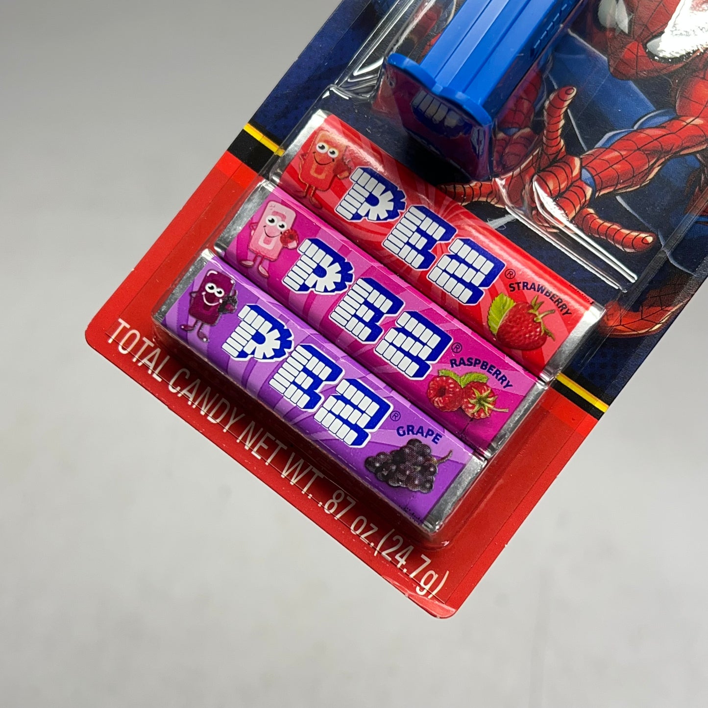 PEZ (6 PACK) Marvel Assorted Spiderman Candy Dispensers W/ Candy 039116 BB 05/30