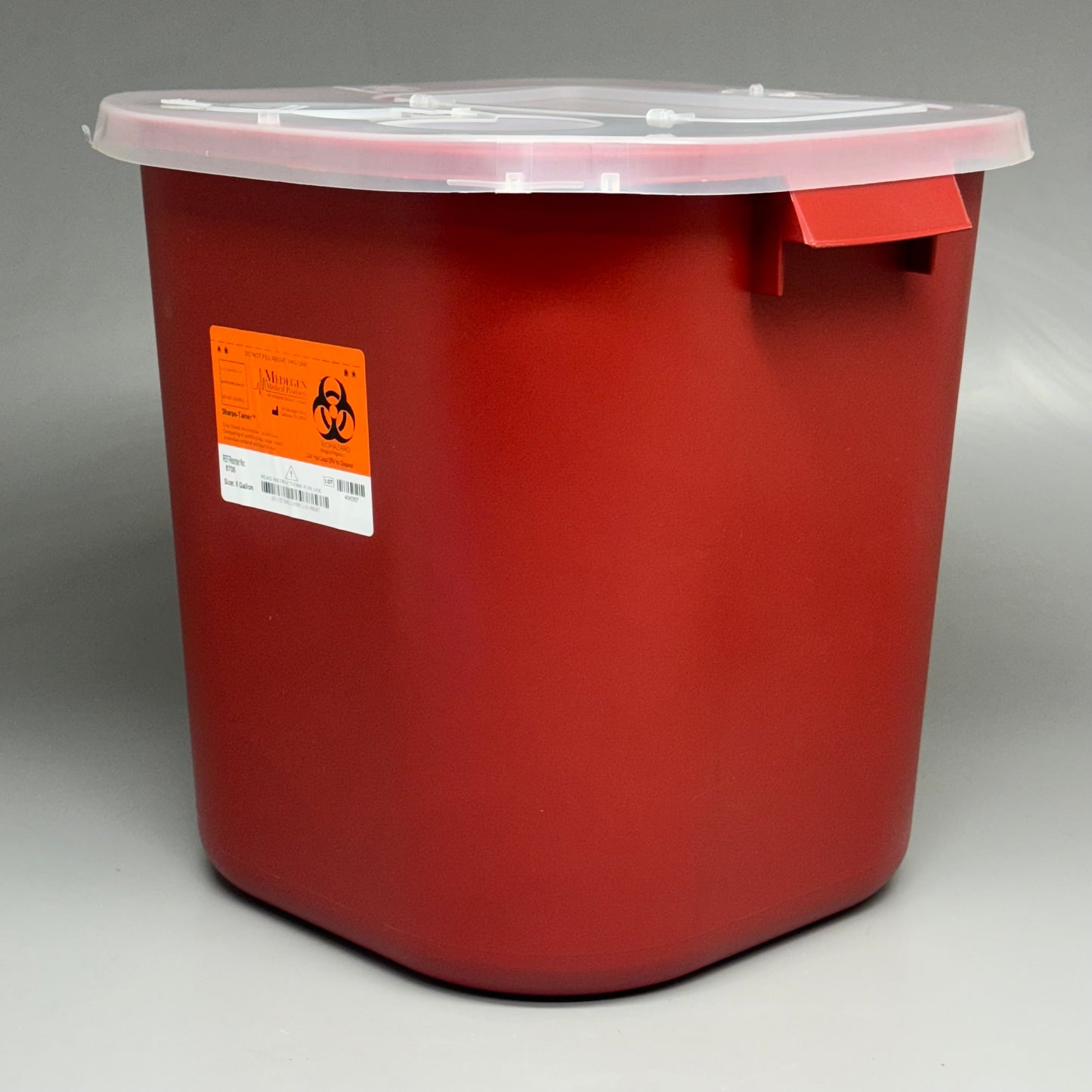 SHARPS by MEDEGEN (10 PACK) 8 Gallon Container Red MMPL8705