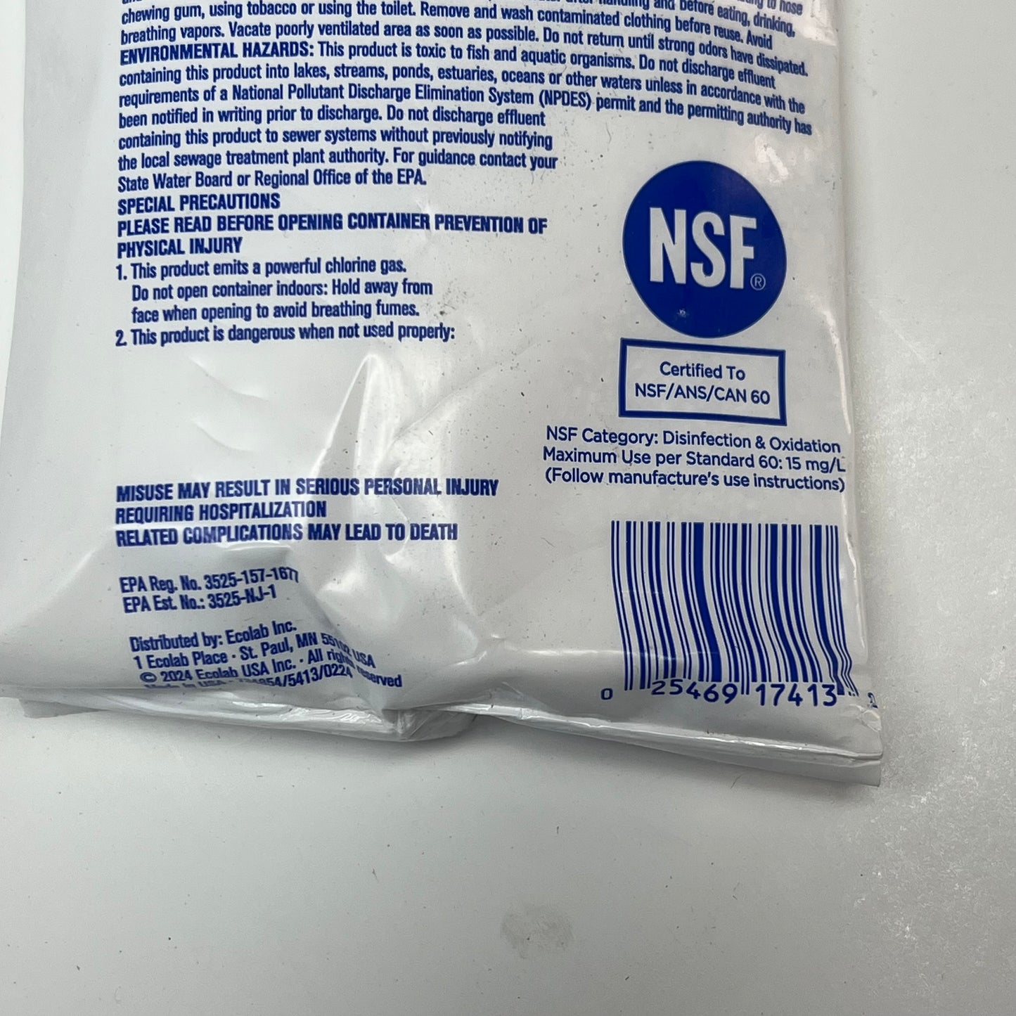 ECO LAB (29 PACK) Aqua Balance Cal Hypo Shock  1 Lb each  White 6117413