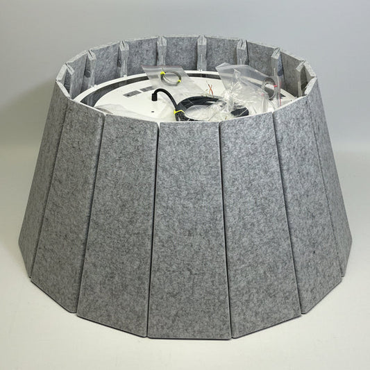 LUXX BOX Vapor Echo (LX-VE) Sound Management Pendant Lighting 36" - M Light Grey