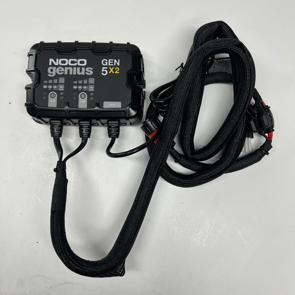 NOCO 2 Bank On Board Battery Charger & Maintainer 10 Amp 12 Volt Black GEN5X2